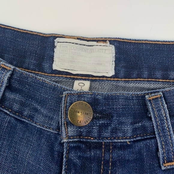 Current Ellito High Rise Shorts Denim Cut off  26 - Picture 3 of 9